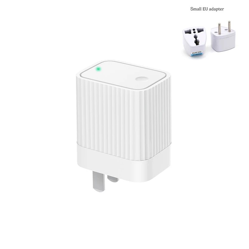 Add Small EU Adapter Xiaomi Cleargrass Smart Bluetooth/wifi-шлюз концентратор Работает с приложением Mijia Bluetooth устройство «умный дом» датчик шлюз - Цвет: Add Small EU Adapter