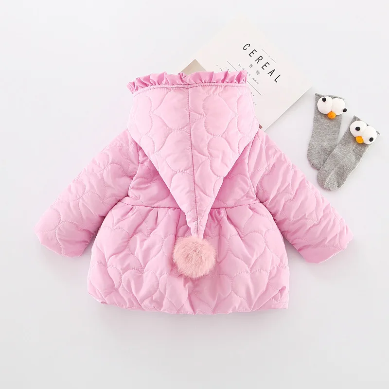 Новинка Детская куртка для девочек зимнее пальто новорожденных 6 мес. 3 лет Осень