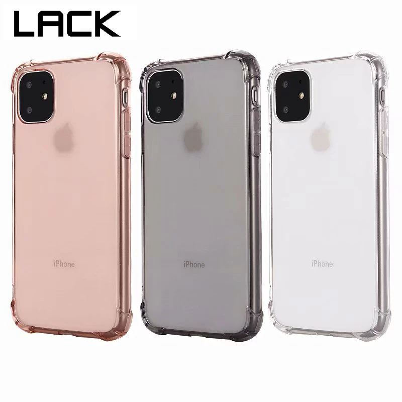 Прозрачный чехол LACK для телефона iPhone 12 11Pro Max XR XS X 7 8Plus 12mini ультратонкий