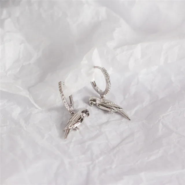 Silver Женские серьги, 925 пробы, серебряные серьги в виде змеи, модные, гламурные, для свадьбы, помолвки, для девушки, ювелирные изделия в виде животных, подарки - Окраска металла: Silver