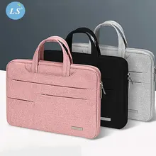 Laptop Bag Portable Notebook Handbag 12 13 14 15 Inches Macbook Air Pro Lenovo Xiaomi Shackproof Sleeve Case Men-Women Briefcase