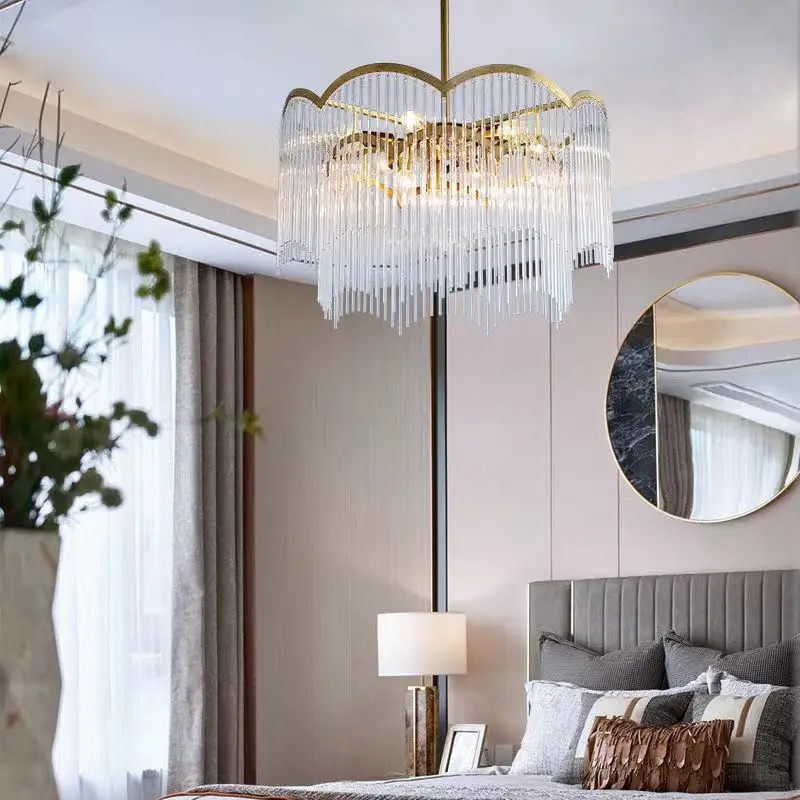 

Роскошная хрустальная текстурная люстра, простой постмодерн, дизайнерские лампы для гостиной, столовой