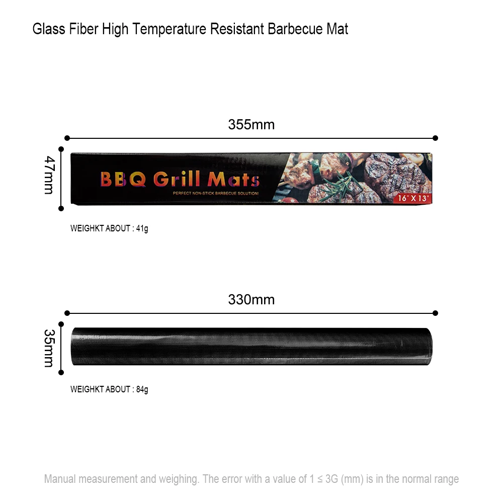 Коврик для гриля и барбекю не прилипающий коврик выпечки на открытом воздухе