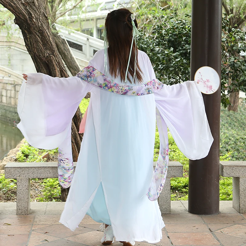 Женское платье Hanfu сказочные платья принцессы женская одежда для народных танцев