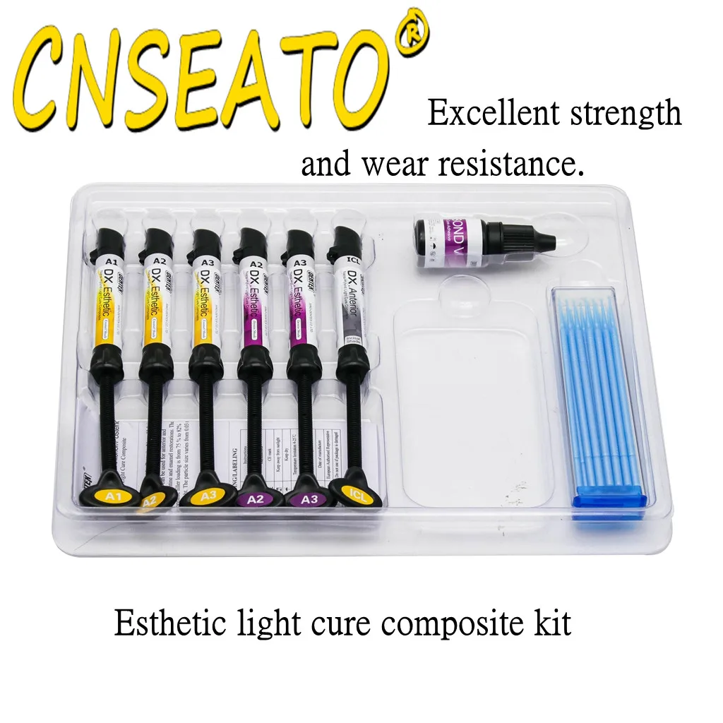 Светильник логический Светоотверждаемый полимер DENTEX универсальный комплект из