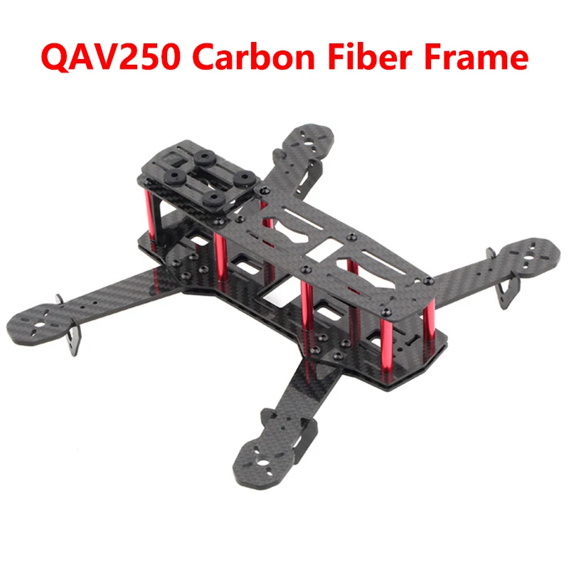

Рамка из углеродного волокна QAV250 FPV DIY рамка запасная часть для четырехосевой антенны FPV дрона квадрокоптера аксессуар
