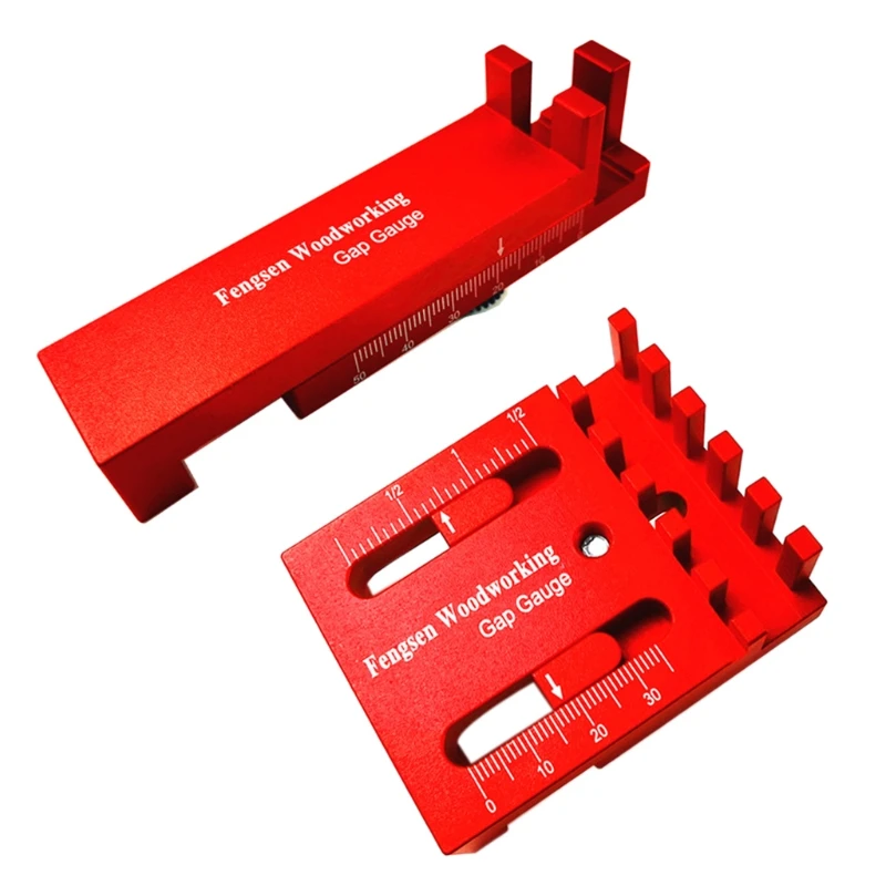 

Woodworking Gaps Gauge Mini Depth Measuring Ruler Marking Gauge Aluminum Alloy