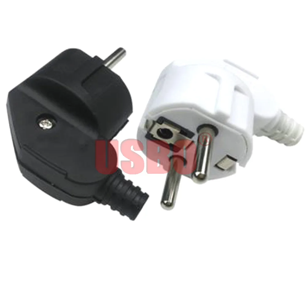 Колено черное белое 250 в 16 А ЕС немецкий Франция Корея Нидерланды Швейцария