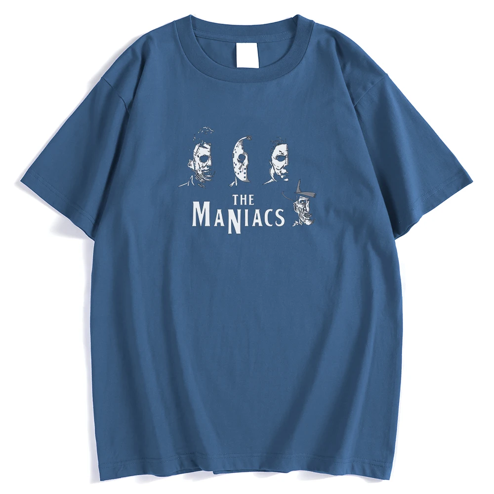 Мужская футболка с принтом в виде героев мультфильма The Maniacs Jane Pen простая