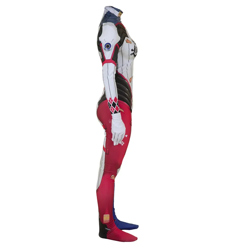 Харли Квинн Отряд Самоубийц D. VA кожи косплей костюм супергерой zentai боди костюм комбинезоны