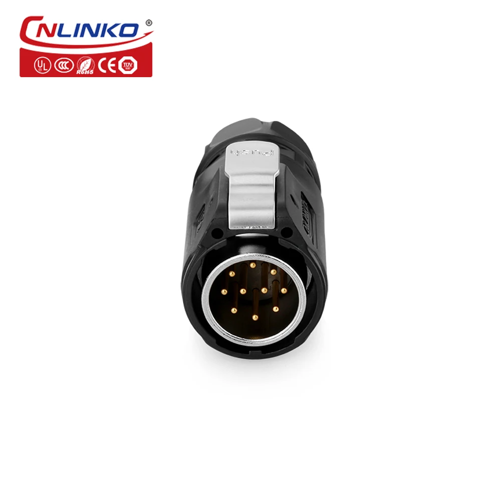 CNLINKO M24 PBT пластиковый 10 12 19 24 Pin наружный многожильный AC DC IP67 водонепроницаемый