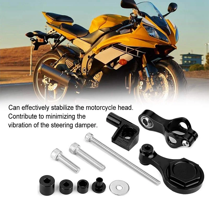 Для YAMAHa YZF R1 2002-2016 R6 2006-2016 Регулируемая рулевая стабилизация демпфер Кронштейн