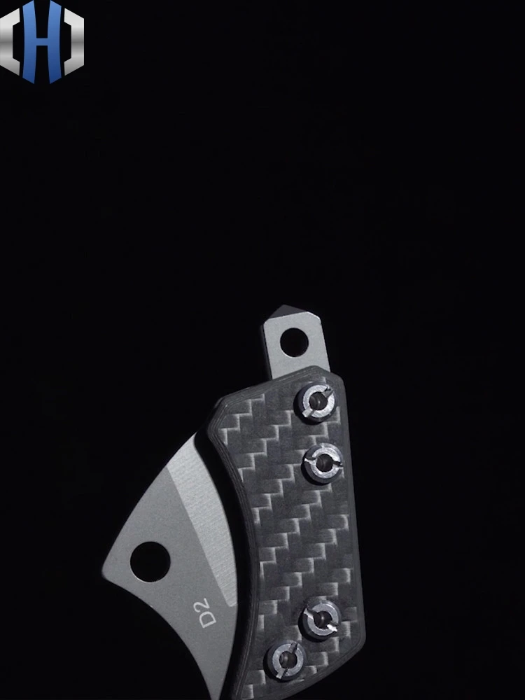 Углеродное волокно мини складной острый нож удобный портативный самообороны