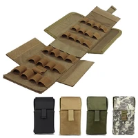tactical 25 rounds ammo pouch 12 gauge molle waist bag for shoot gun bullet holder rifle airsoft outdoor hunting accessories
