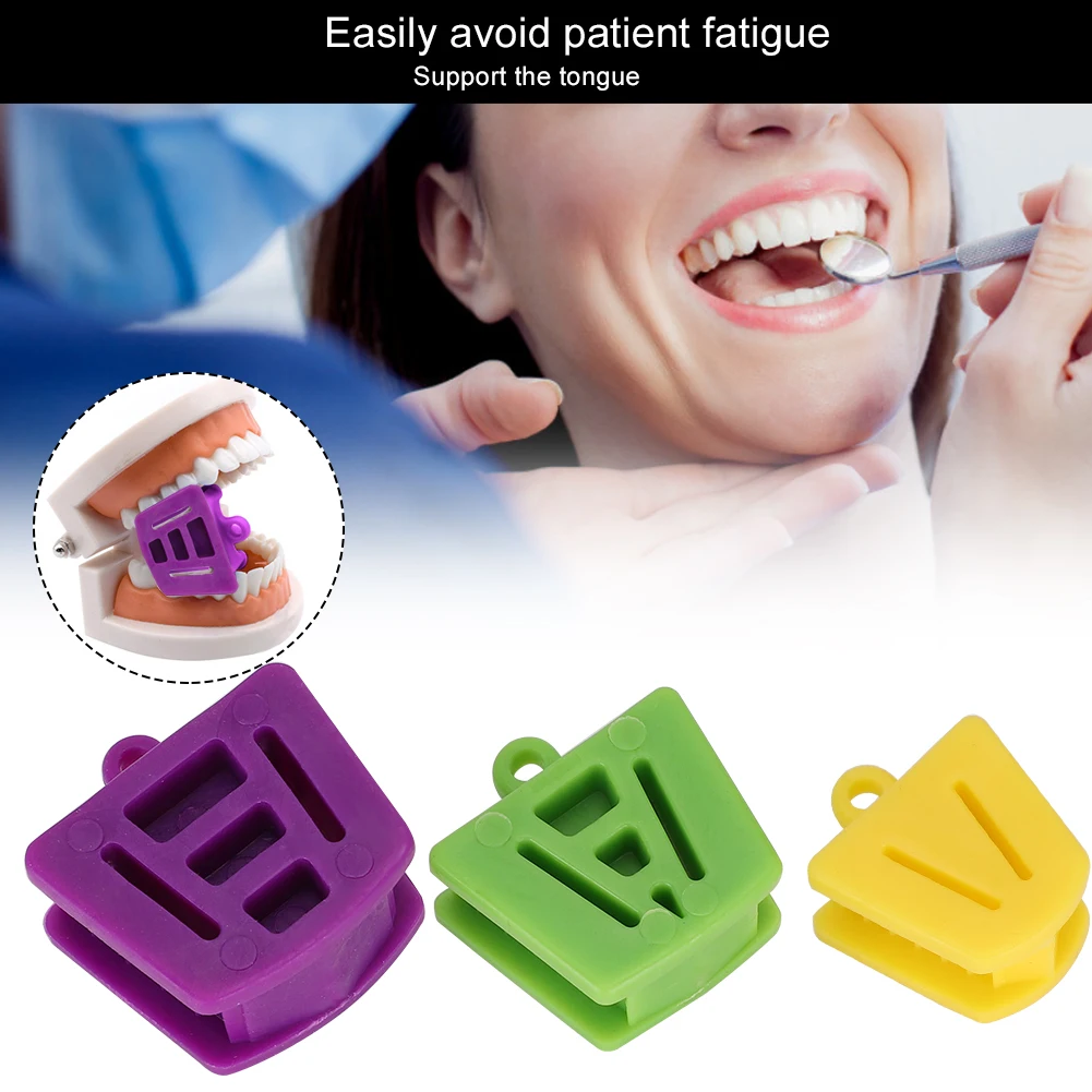 

10Pcs Dental Mouth Prop Internal Support Dental Bite Block Orthodontic Bite Blocks