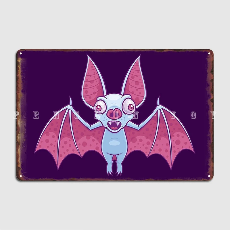 

Металлический плакат Albino летучая мышь вампира, плакат, украшение для паба, гаража, клуба, жестяной плакат