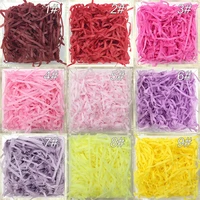 multicolor lafite gift box filling material shredded paper diy holiday party gift decoration gift shock absorption ribbon