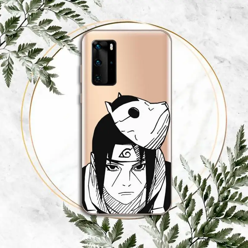 

Anime Naruto fashion cool Phone Case Transparent for Huawei P honor 8 10i 20 30 40 smart 2019
