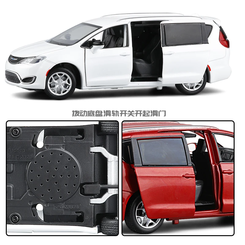 Модель литая автомобиля Chrysler Pacifica MPV из металлического сплава миниатюрная модель