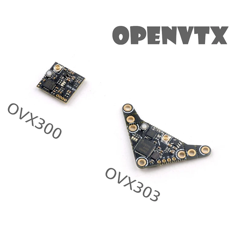 Happymodel-receptor de tama&ntilde;o Nano para Dron teledirigido, OpenVTX OVX303 OVX300 5,8G 40CH 0/RCE/25mw/100mw/300mw VTX-4
