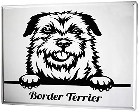 

Metal Sign Veterinary Practice Motive Dog Terrier