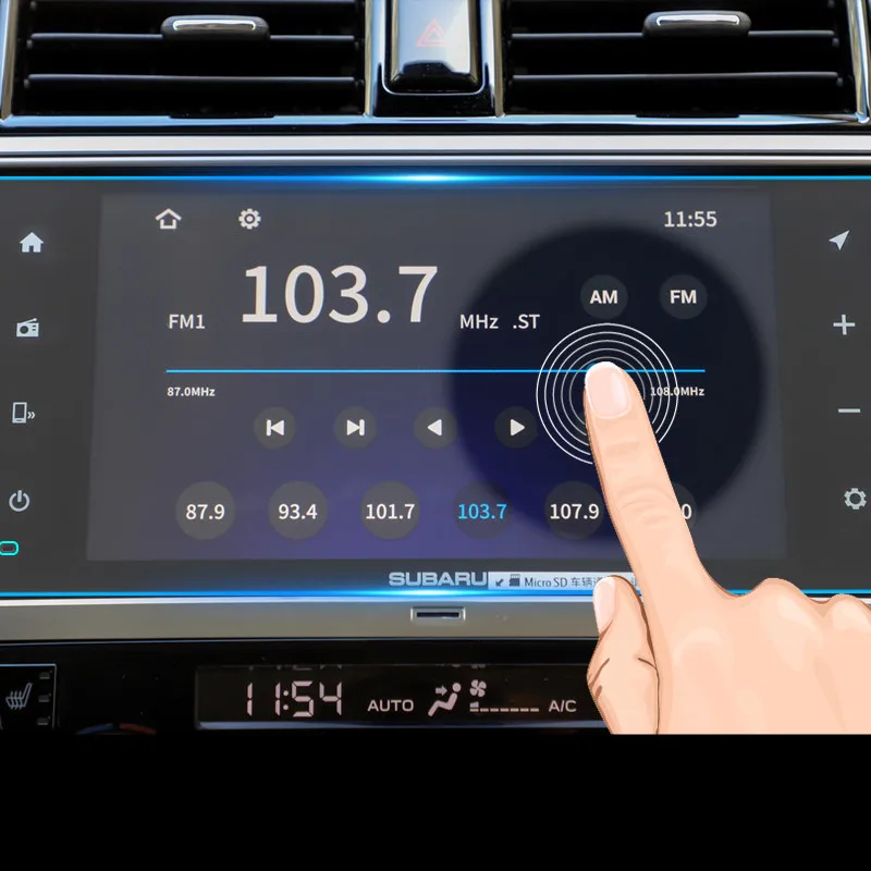

For Subaru Outback 2018 Car Navigation Screen Protector Central Control Display Screen,tempered Glass Screen Protective Film