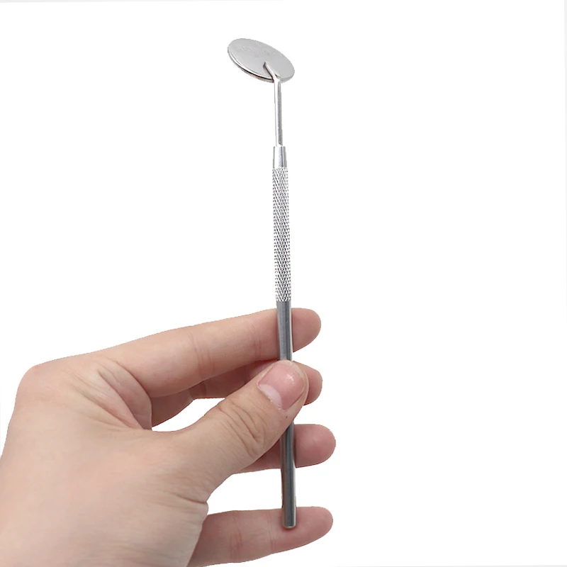 1 шт. стоматологическое зеркало из нержавеющей стали для ухода за полостью