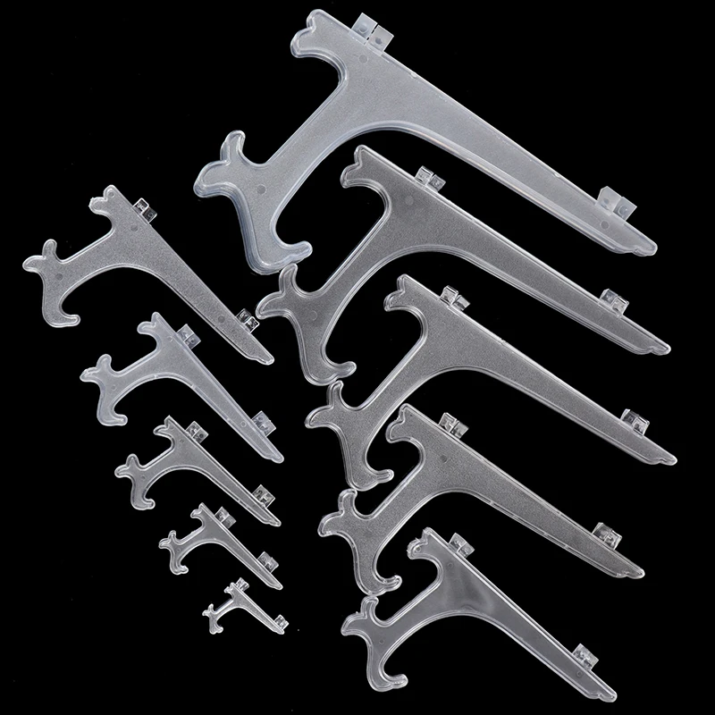 

Clear Plastic Easels or Stand / Plate Holders to Display Pictures or Other Items at Weddings, Home Decoration, Birthdays, Tables