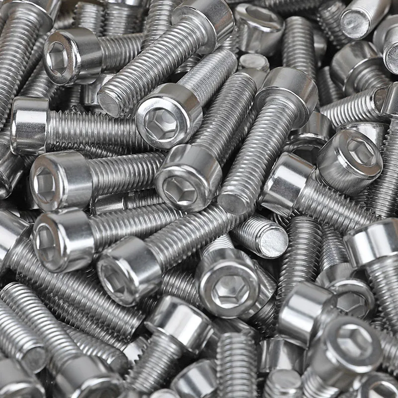 Болты M5 из нержавеющей стали с шестигранным шестигранником и цилиндрической