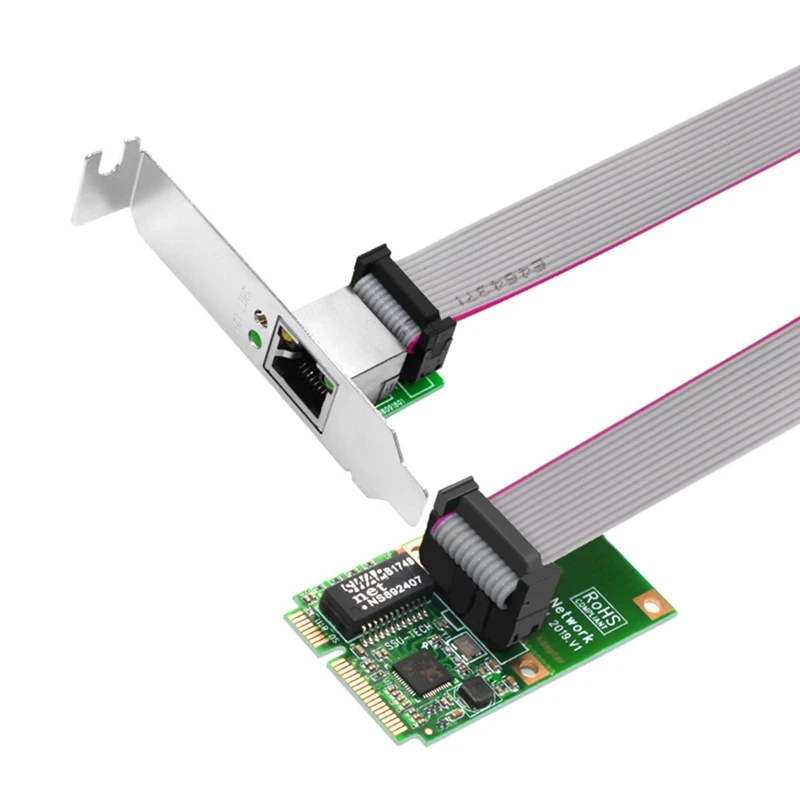

Настольный компьютер Mini PCI-E Bus интерфейс RJ45 сетевой интерфейс гигабитная Проводная сетевая карта Mini PCIE для сетевой карты