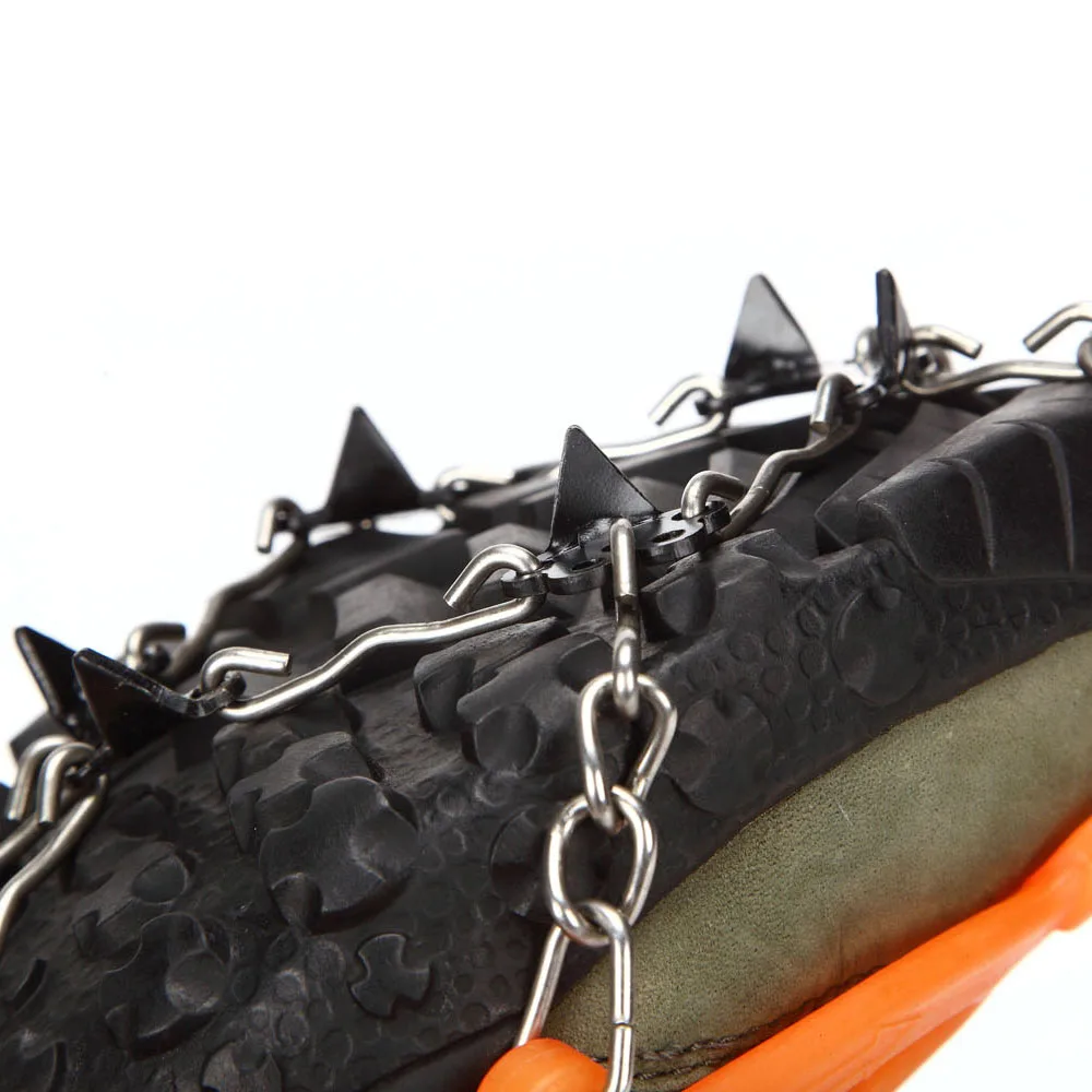 

Snow Grippers for Shoes Ice Creepers Ice Traction Cleats Easy Over Anti-slip 8-teeth Claw Crampons Outdoor Skiing Climbing Snow