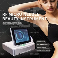 rf microneedle skin tightening wrinkle removal acne scars stretch marks removal fractional rf microneedling beauty machine