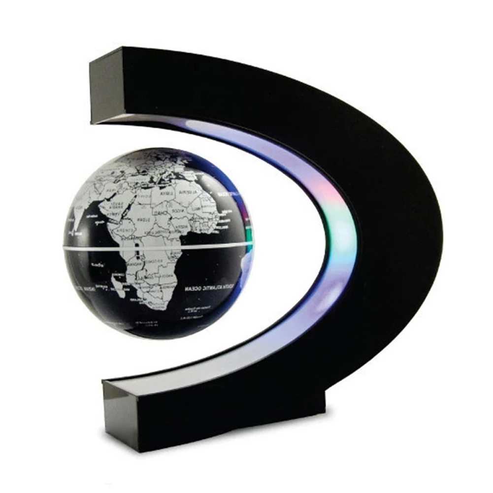 C образный Магнитный дюймовый левитационный плавающий теллурион глобус Карта