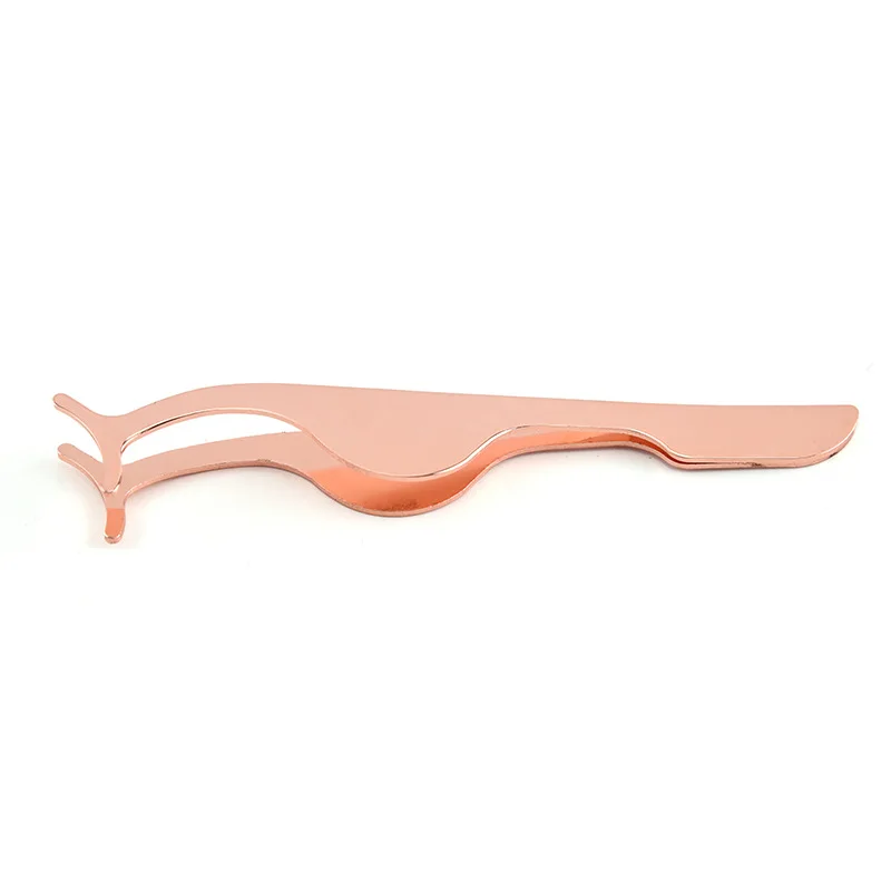Stainless Gold False Eyelash Tweezers Rose Fake Eye Lash Extension Multi Color Applicator Clamp Lashes | Красота и здоровье