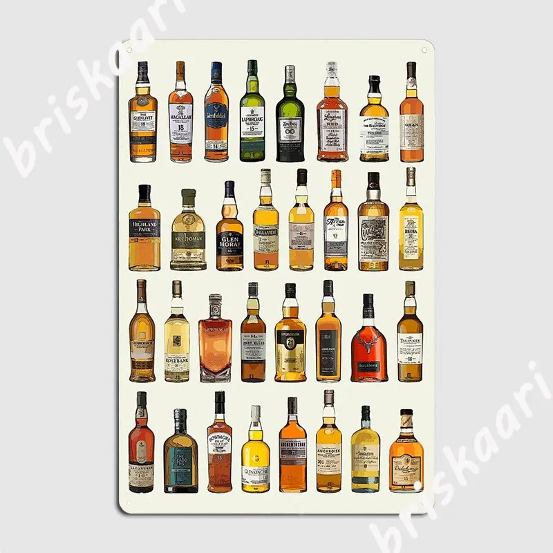 

Whisky Poster Poster Metal Plaque pub Party Wall Plaque Printing Tin sign Poster