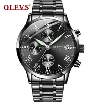 olevs top brand men quartz watches luxury watch fashion business montre homme life waterproof clock date wristwatch reloj hombre