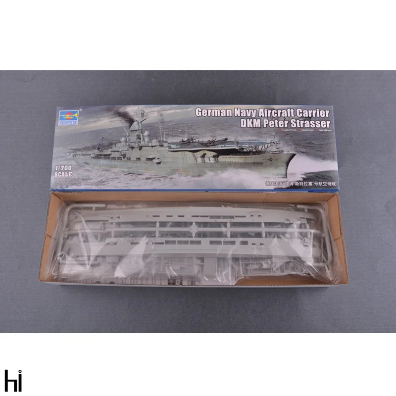 Trumpeter 06710 1/700 немецкий флотский авиаперевозчик DKM Питер страсер военный корабль