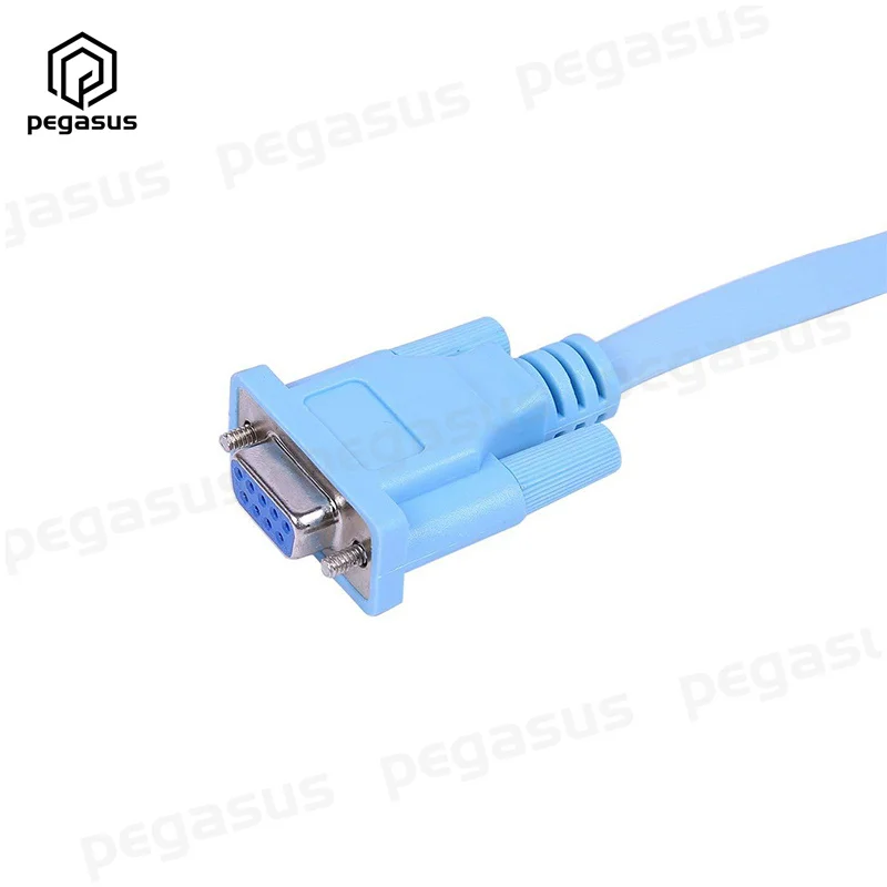 1 5 метров RJ45 8P8C штекер к 9-контактному RS232 RS-232 DB9 разъем маршрутизатора синий