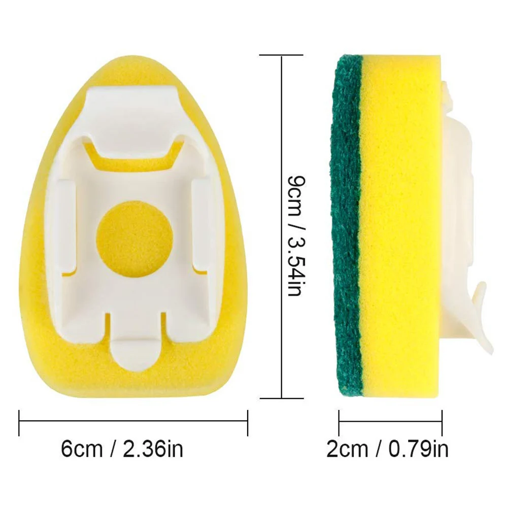 

8Pcs Dishwand Refill Replacement Heads Sponge Brush Dish Scrubber Pads for Kitchen Sink DSD666