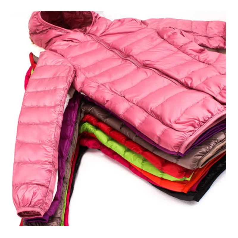 2019 новый легкий пуховик женский короткий с капюшоном XL костюм куртка кожаный