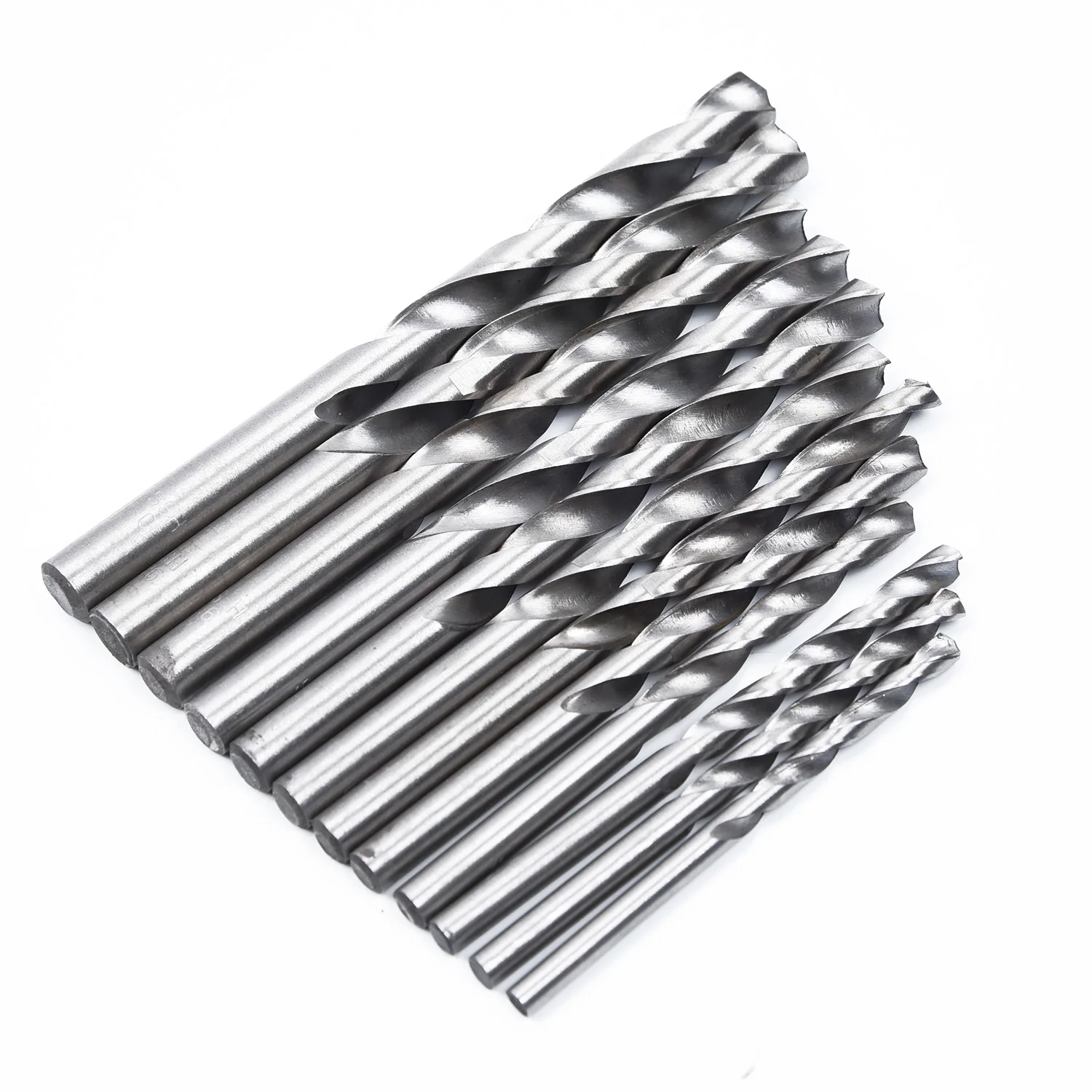 

19pcs HSS High Speed Steel Diamond Drill Bit Set Coated Bend 1.5mm - 10mm