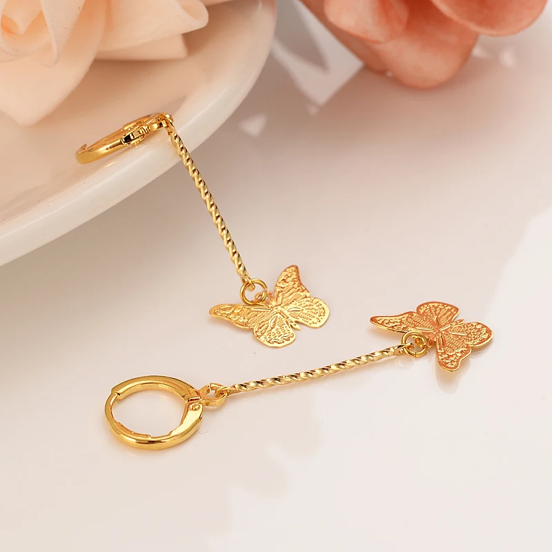 Высокое качество Мода золотое покрытие Для женщин серьги в форме капель амулеты