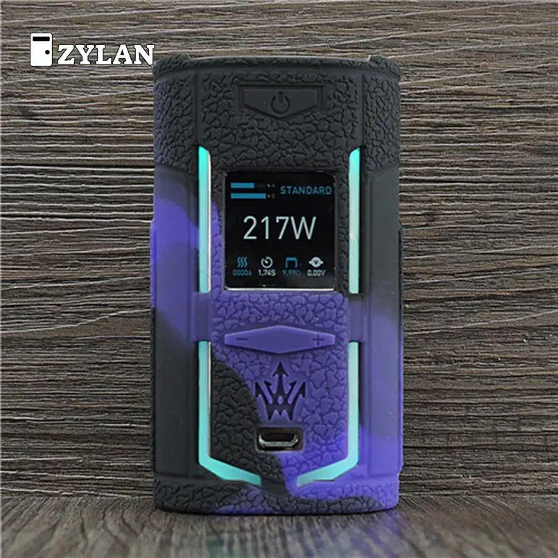 Чехол для ZYLAN VooPoo X217 217W TC Box Mod защитный силиконовый чехол с полным покрытием VOOPOO