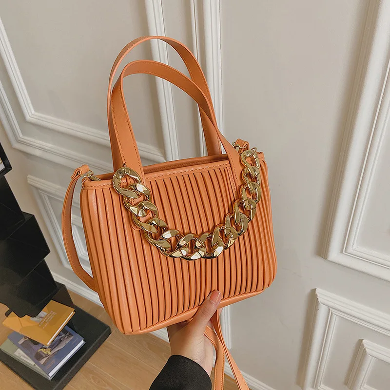 

Fashion Women Small Pu Leather Chain Handbags High Quality Shoulder Messenger Bags Designer Female Crossbody Bags for Women New