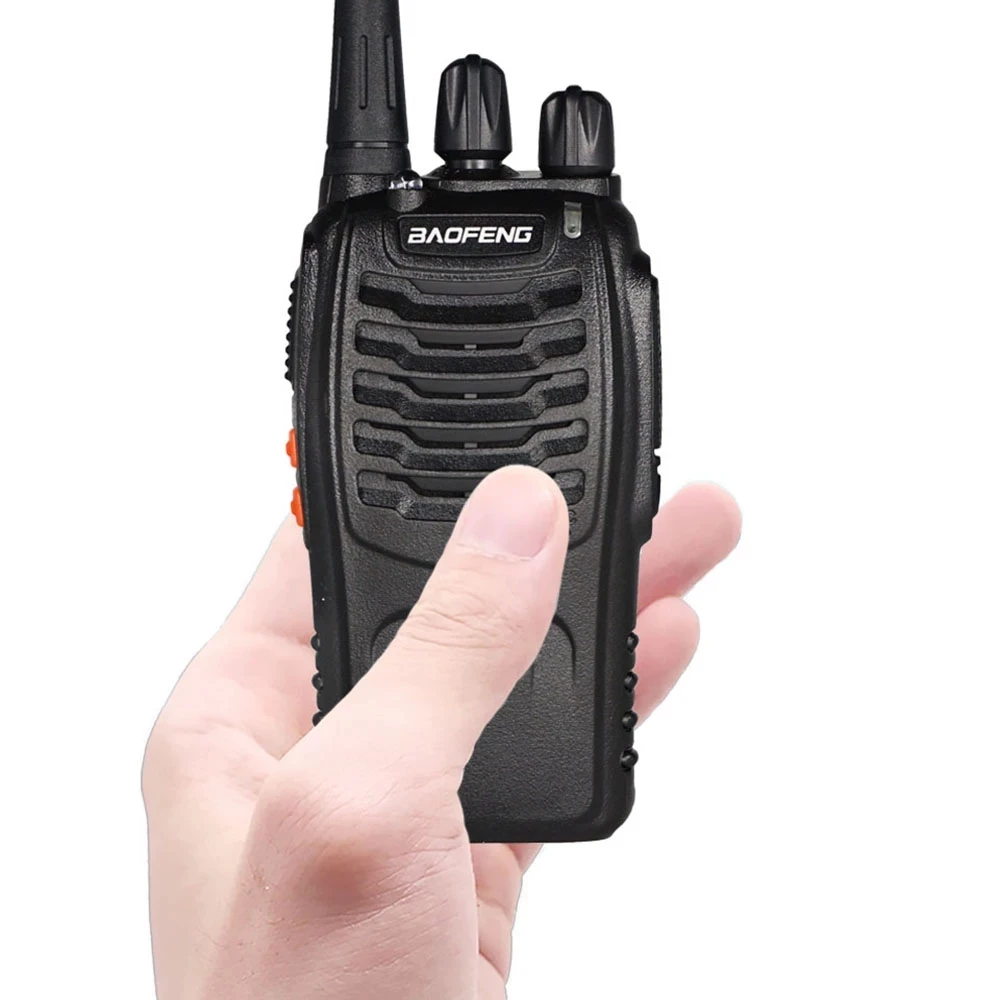 2pcs baofeng bf 888s walkie talkie long range uhf 400 470 mhz handheld two way ham cb radio hf transceiver interphone bf888s free global shipping
