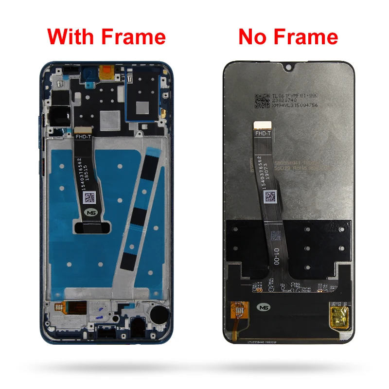 Дисплей для смартфона HUAWEI P30 Lite Nova 4e MAR-LX1 LX2 AL01 ЖК 2312*1080 с рамкой оригинальный |