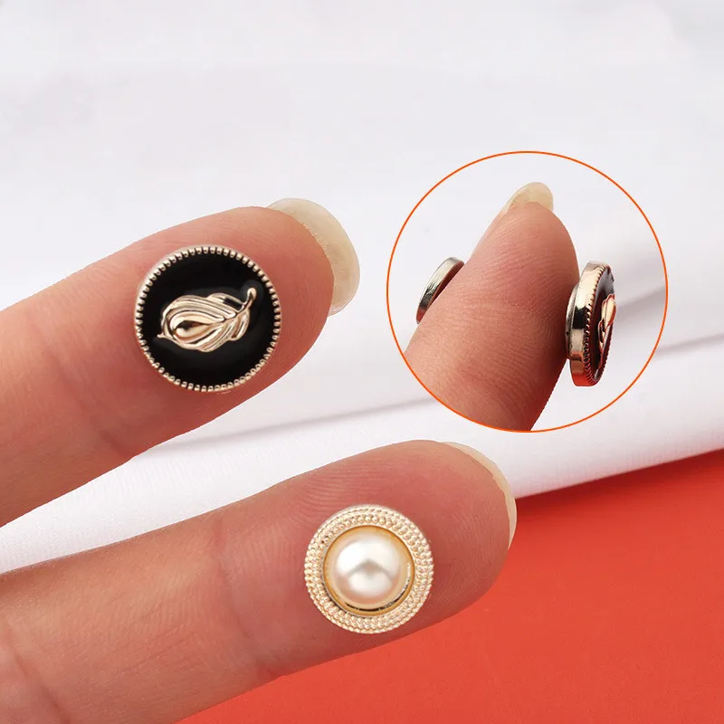 

5/10Pair Exempt Sewing Invisible Snaps Magnetic Double Sided Automatic Buckle Clothes Sewing DIY Handwork Apparel Supplies