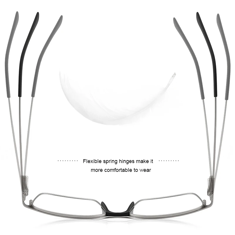 glasses frame men alloy prescription glasses blue light glasses myopia glasses square metal eyeglasses men computer glasses free global shipping