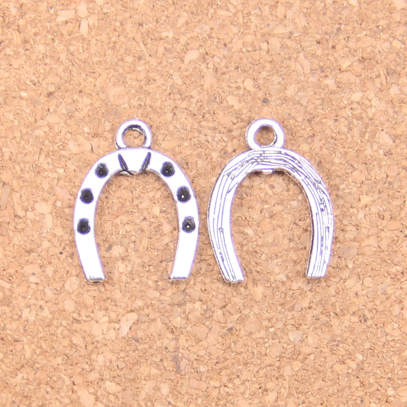 Подвески счастливой Φ 21x16 мм ВИНТАЖНАЯ фотография DIY для браслета ожерелья 20