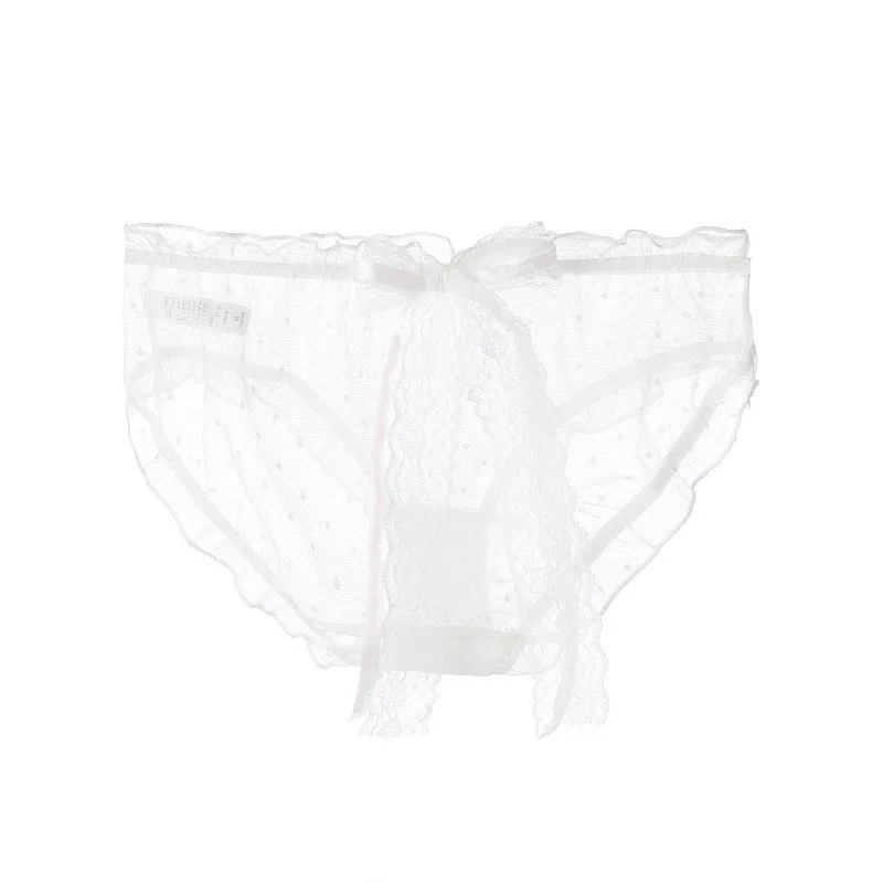 

Fashion Women Solid Color Lace Briefs Women Sexy Dots Lace Panties Transparent Underwear Fashion Girls Panty Panties Lingerie